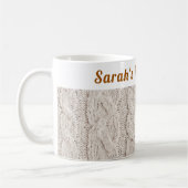 Gemütlich und gemütlich im Winter | Hugs & Hot Coc Kaffeetasse (Links)