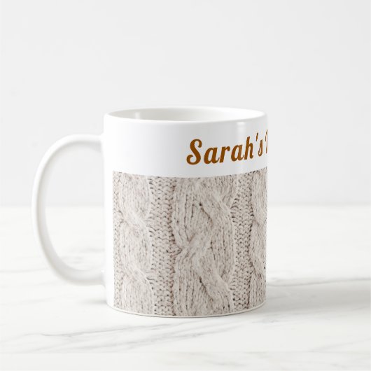 Gemütlich und gemütlich im Winter | Hugs & Hot Coc Kaffeetasse (Links)