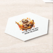 Gemütlich und gemütlich in diesem Herbst. Untersetzer (angewinkelt)