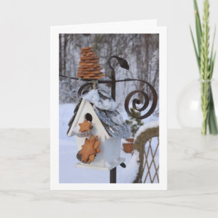 GEMÜTLICH UND WARM INNEN FÜR CHRISTMAS KARTE