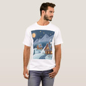 Gemütliche Alpenorte T-Shirt (Vorne ganz)