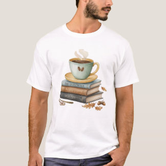 Gemütliche Aquarellbücher Die stille Stunde Poesie T-Shirt
