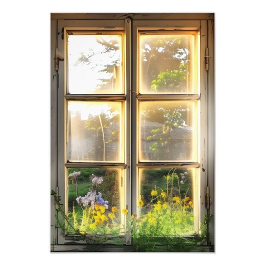 Gemütliche Aussicht auf die Landschaft Fotodruck (Vorne)