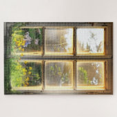 Gemütliche Aussicht auf die Landschaft Puzzle (Horizontal)