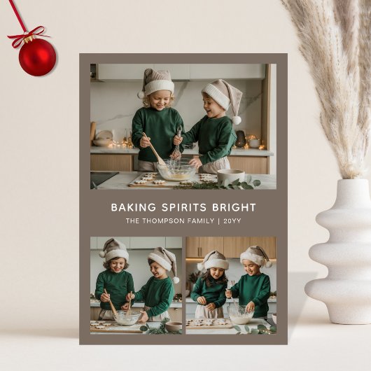 Gemütliche Backbrills Helle Weihnachten Foto