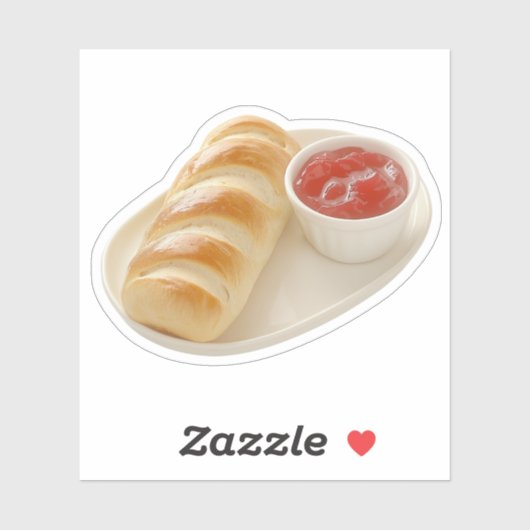 Gemütliche Bäckerei Kunst Aufkleber (Blatt)