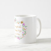 Gemütliche Bücher, Regentage, Heißer Tee Kaffeetasse (VorderseiteRechts)