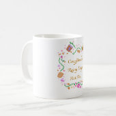 Gemütliche Bücher, Regentage, Heißer Tee Kaffeetasse (Vorderseite Links)