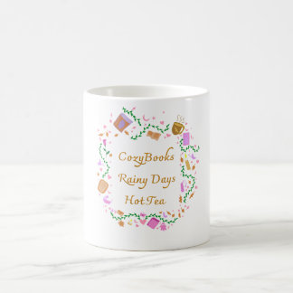 Gemütliche Bücher, Regentage, Heißer Tee Kaffeetasse