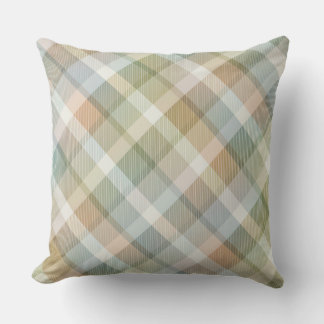 Gemütliche bunte Tartan-Karodecke, rosa Wurfkissen Kissen