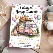 Gemütliche Camper-Feier