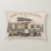 Gemütliche Camper-Weihnachts-Sofa-Dekoration Dekokissen (Rückseite)