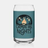 Gemütliche Campfeuernächte Rustikales Abenteuer im Dosenglas (Rückseite)