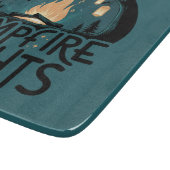 Gemütliche Campfeuernächte Rustikales Abenteuer im Schneidebrett (Ecke)