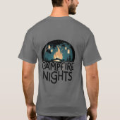 Gemütliche Campfeuernächte Rustikales Abenteuer im T-Shirt (Rückseite)