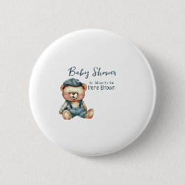 Gemütliche Charming-Babydusche Button