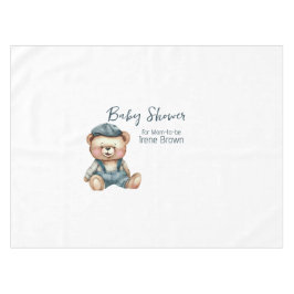 Gemütliche Charming-Babydusche Tischdecke