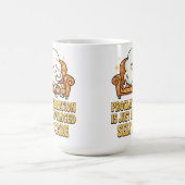 Gemütliche Cloud-Lounge Humor Grafik Kaffeetasse (Mittel)