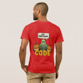 Gemütliche Coding-Saison-Geist Halloween T-Shirt (Schwarz voll)