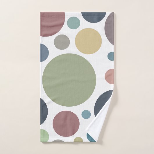 Gemütliche Coole Polka-Dots Badhandtuch Set (Handtuch)