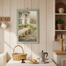 Gemütliche Cottages 2027 – Ein Wasserfarben-Kalend