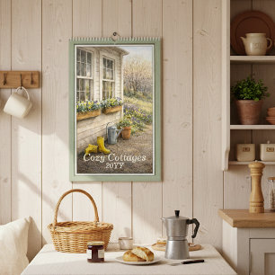 Gemütliche Cottages 2027 – Ein Wasserfarben-Kalend Kalender