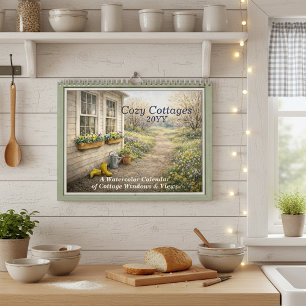 Gemütliche Cottages 2027 – Ein Wasserfarben-Kalend Kalender