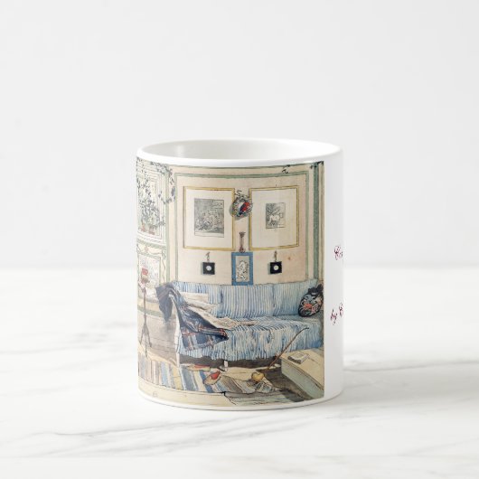 Gemütliche Ecke durch Carl Larsson Kaffeetasse (Mittel)