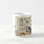 Gemütliche Ecke durch Carl Larsson Kaffeetasse (Mittel)