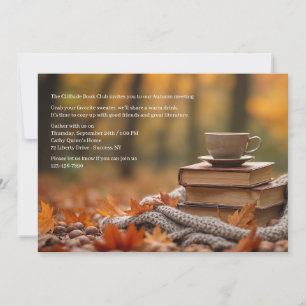 Gemütliche Einladung zum Herbst-Buchclub