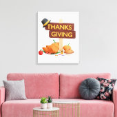 Gemütliche Ernte im Herbst auf Leinwand (Insitu (Wohnzimmer))