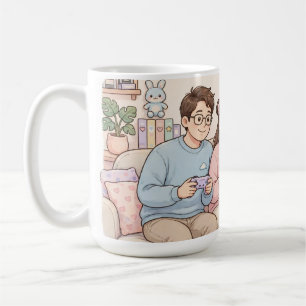 Gemütliche Familien-Gamer-Tasse - Familien-Gaming- Kaffeetasse