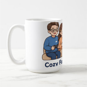 Gemütliche Familien-Gamer-Tasse - Geschenk für Fam Kaffeetasse