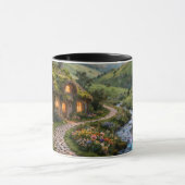 Gemütliche Fantasy-Cottage-Akzentschale Tasse (Zentrum)