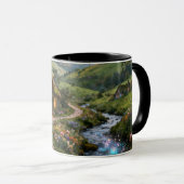 Gemütliche Fantasy-Cottage-Akzentschale Tasse (VorderseiteRechts)
