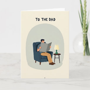 Gemütliche Fathers Day Moment Karte