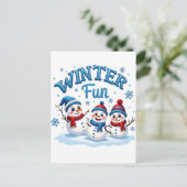 Gemütliche Feiertagshintergründe für winterliche Z Feiertagspostkarte (Stehend Vorderseite)