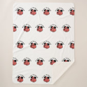 Gemütliche Fleece & Sherpa-Decke Sherpadecke (Vorderseite)