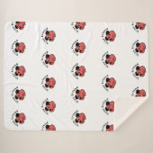 Gemütliche Fleece & Sherpa-Decke Sherpadecke (Vorderseite (Horizontal))