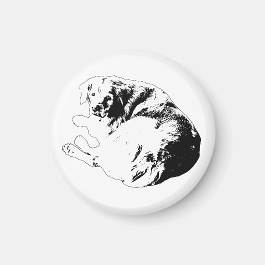 Gemütliche Form, heimelige Geborgenheit Magnet (Vorne)