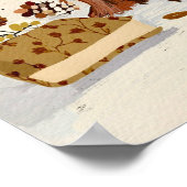 Gemütliche Fuchs Cottagecore Wandkunst Poster (Ecke)