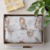 Gemütliche Füchse Weihnachten Seidenpapier (Geschenk)
