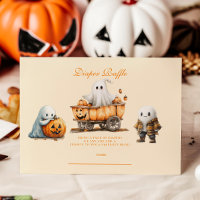 Gemütliche Geisterhütte Halloween-Windeln-Raffle