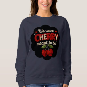 Gemütliche, gestrickte Typografie und niedliche Ki Sweatshirt