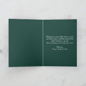 Gemütliche Gingerbread Cookies Frohe Weihnachtssch Karte (Innenseite)