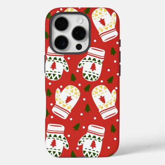 Gemütliche Gold Winter Gloves Case-Mate iPhone Hülle (Rückseite)