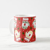 Gemütliche Gold Winter Gloves Kaffeetasse (Vorderseite Links)