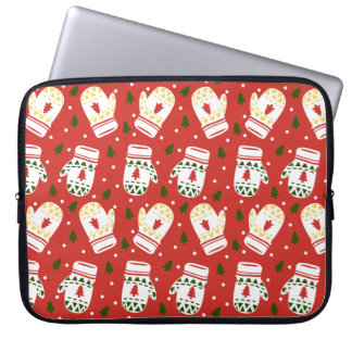 Gemütliche Gold Winter Gloves Laptopschutzhülle