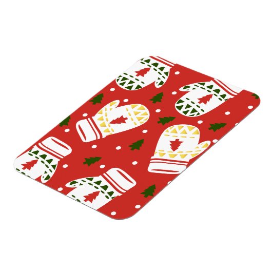 Gemütliche Gold Winter Gloves Magnet (Linke Seite)