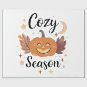 Gemütliche Grusel-Saison Geschenkpapier (Flach)